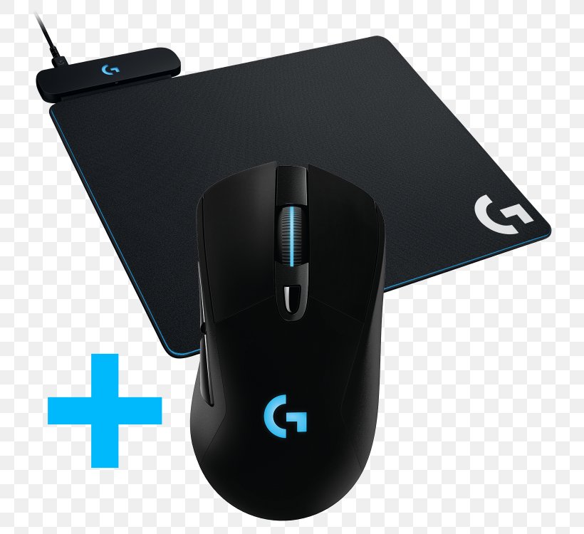 Computer Mouse AC Adapter Logitech G603 Lightspeed Wireless Gaming Mouse Logitech G Powerplay Wireless Charging System For G703, PNG, 750x750px, Computer Mouse, Ac Adapter, Computer Accessory, Computer Component, Electronic Device Download Free