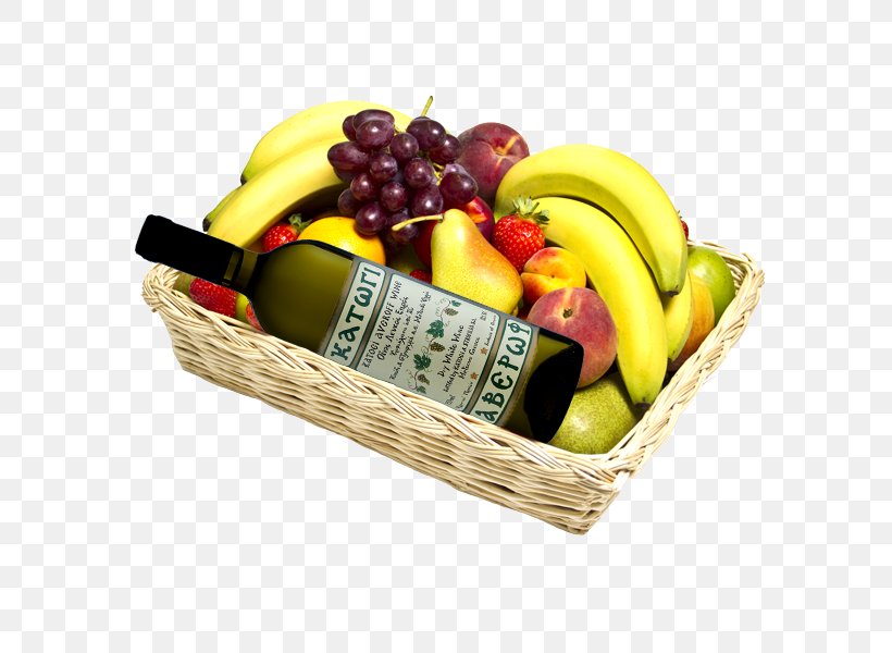Food Gift Baskets Fruit Orange, PNG, 600x600px, Food Gift Baskets, Apple, Banana, Banana Family, Basket Download Free