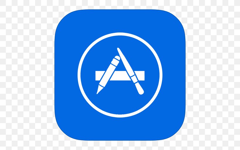 Blue Area Text Symbol, PNG, 512x512px, Iphone 4, Android, App Store, Apple, Area Download Free