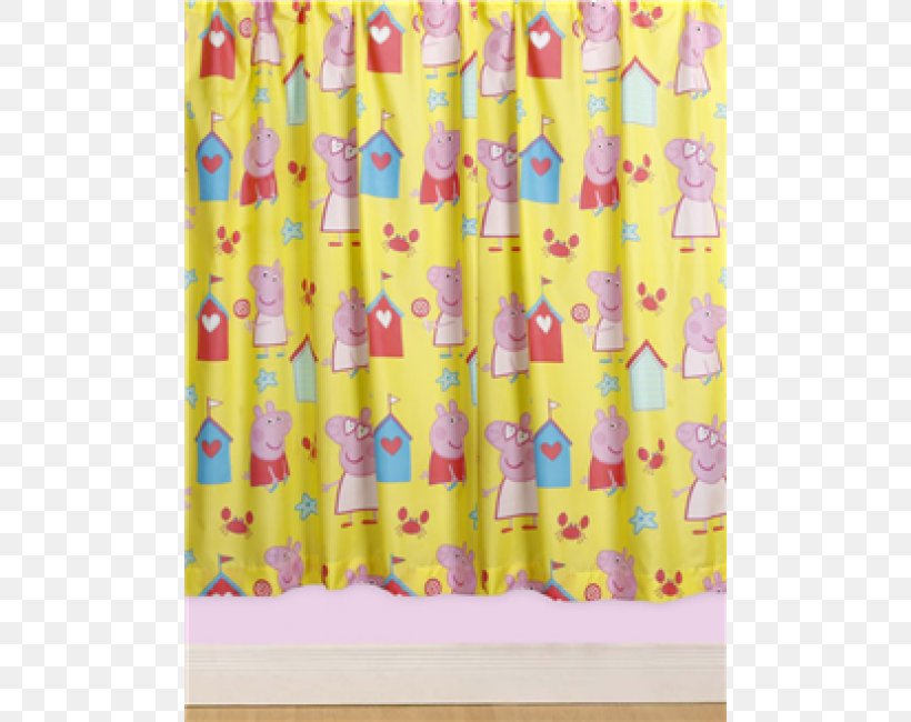 Daddy Pig Bedroom Curtain, PNG, 650x650px, Daddy Pig, Bed, Bedroom, Child, Curtain Download Free
