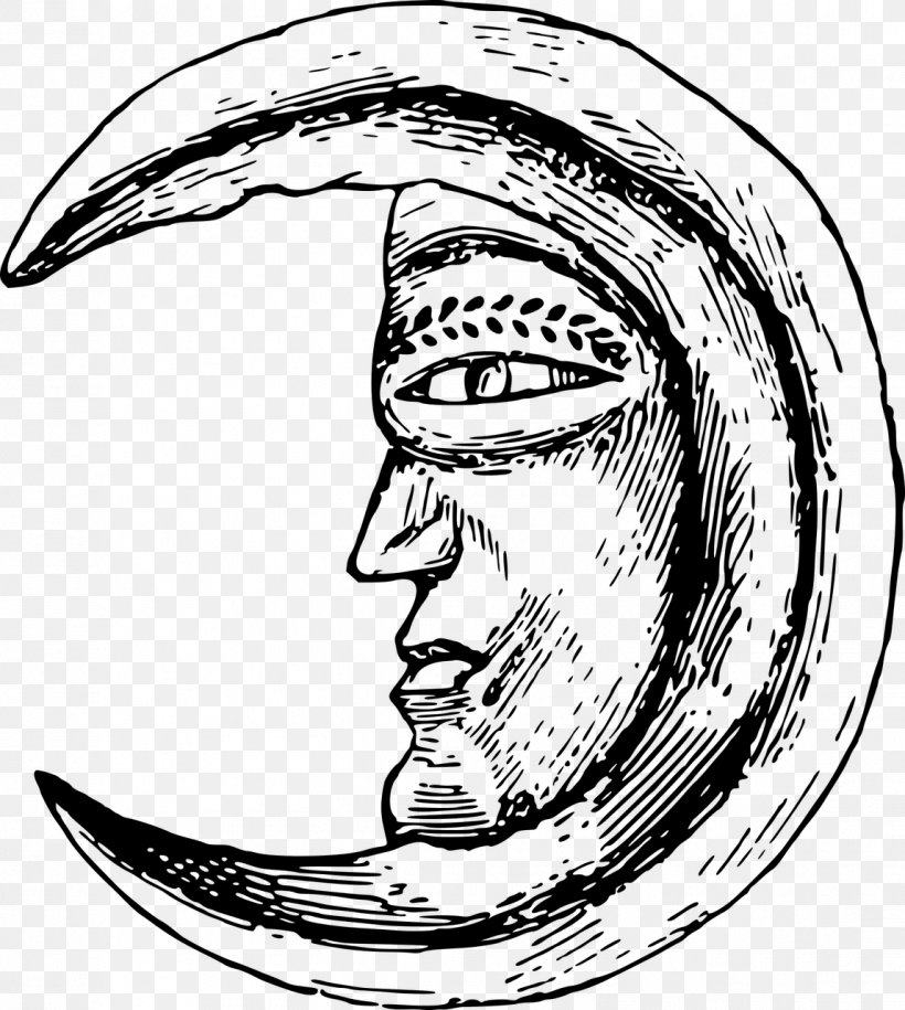 Man In The Moon, PNG, 1147x1280px, Man In The Moon, Area, Art, Artwork, Black And White Download Free