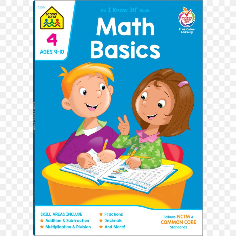Math Basics 4: Grade 4 Mathematics Tap The Magic Tree Board Book Math BASICS 2, PNG, 2048x2048px, Mathematics, Area, Book, Cartoon, Decimal Download Free