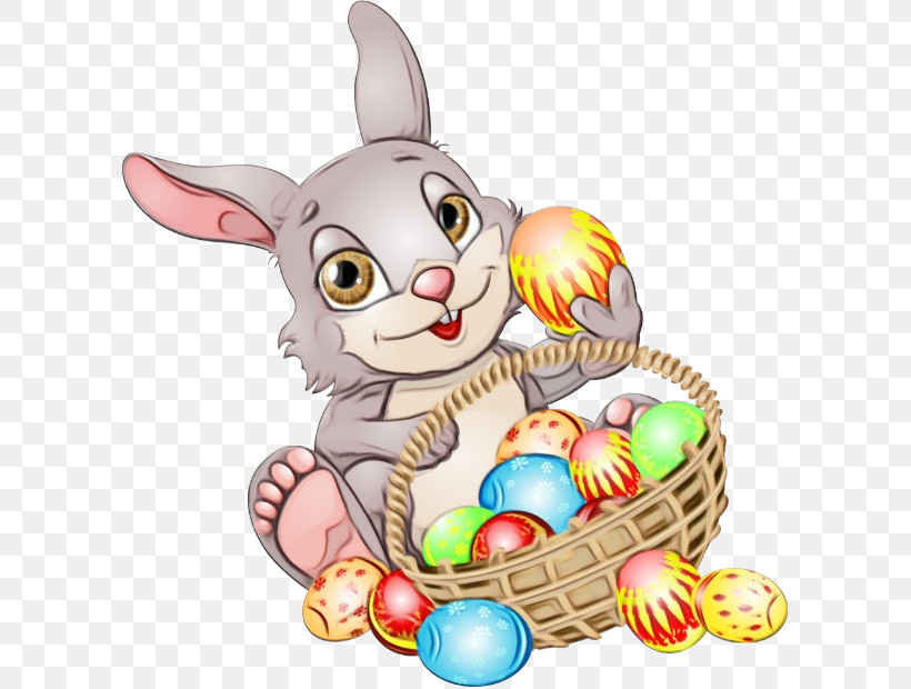 Easter Egg, PNG, 600x620px, Watercolor, Cartoon, Cat, Easter, Easter Bunny Download Free