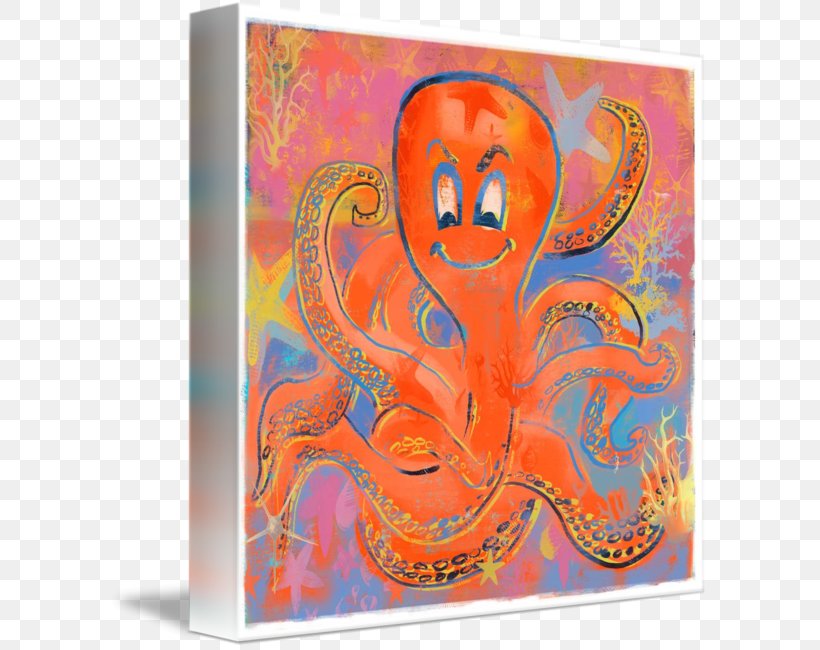 Octopus Modern Art Acrylic Paint Visual Arts, PNG, 600x650px, Octopus, Acrylic Paint, Acrylic Resin, Art, Cephalopod Download Free