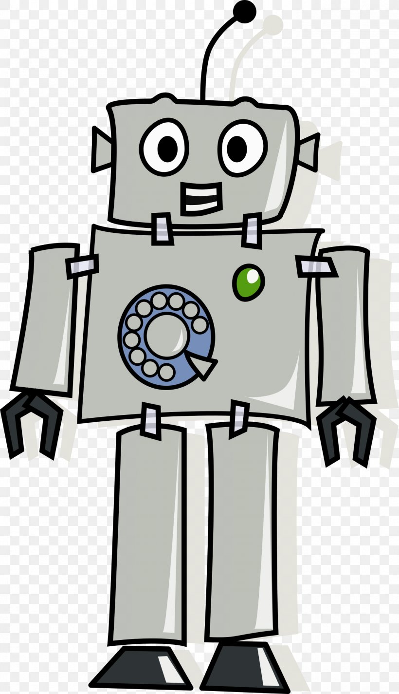 Robot Free Cartoon Clip Art, PNG, 1381x2400px, Robot Free, Artwork, Black And White, Cartoon, Cartoon Cartoons Download Free