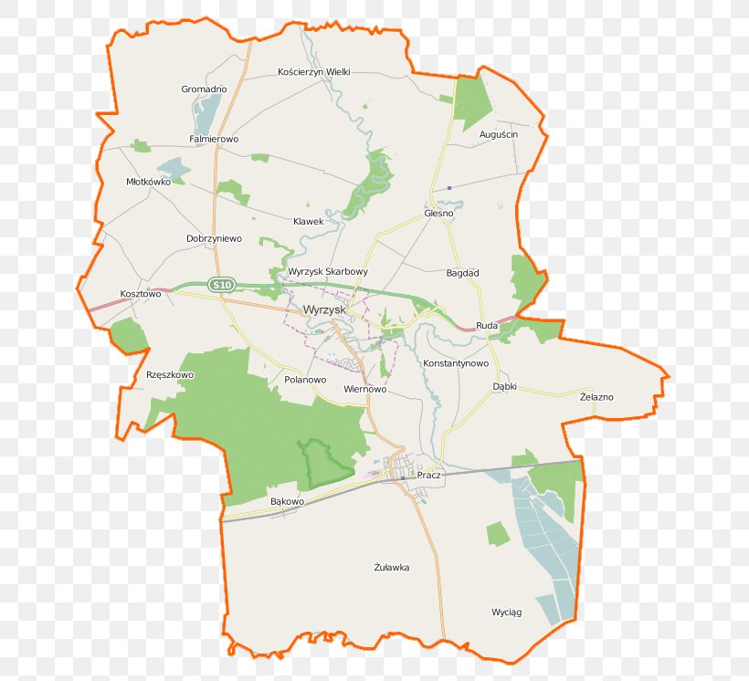 Wyrzysk Glesno Dobrzyniewo Locator Map, PNG, 687x746px, Map, Area, Ecoregion, Greater Poland Voivodeship, Land Lot Download Free