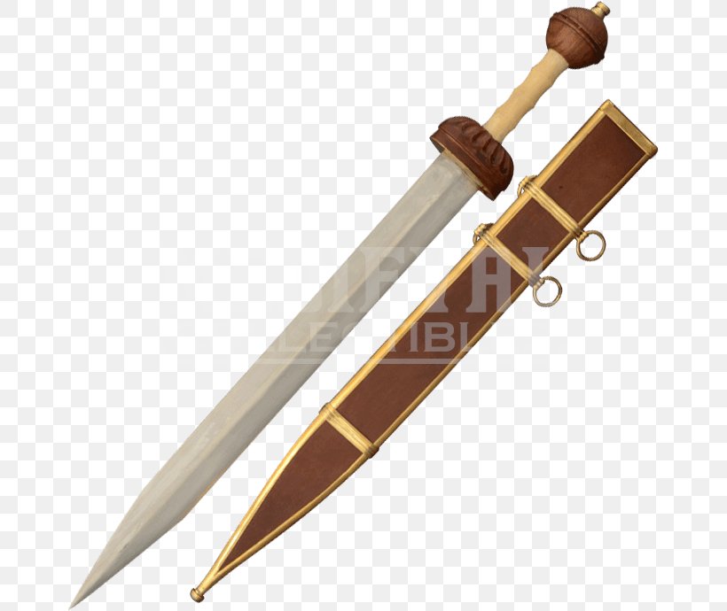 Dagger Gladius Sword Weapon Parazonium, PNG, 690x690px, Dagger, Blade, Cold Weapon, Cutlass, Gladiator Download Free