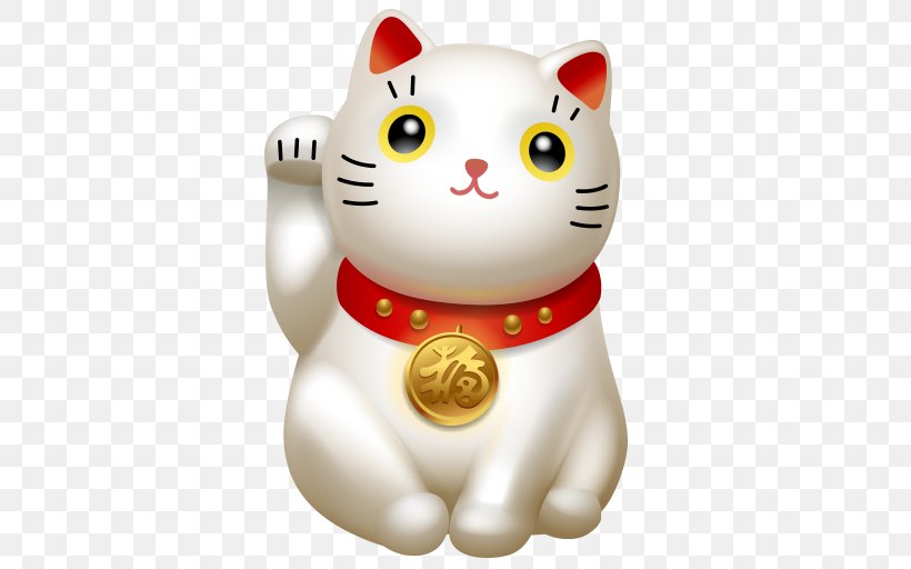 Cat Hello Kitty Maneki-neko Luck, PNG, 512x512px, Cat, Carnivoran, Cat Like Mammal, Figurine, Hello Kitty Download Free
