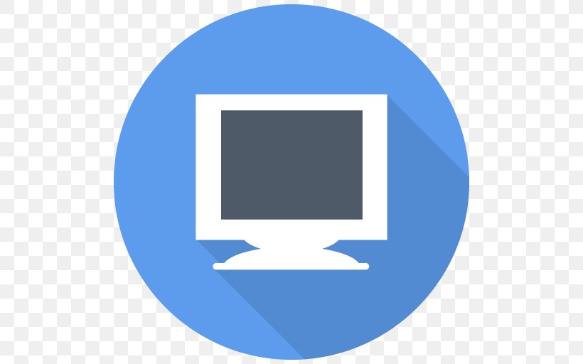 Computer Monitors Computer Hardware Multimedia, PNG, 512x512px, Computer Monitors, Area, Blue, Brand, Computer Hardware Download Free