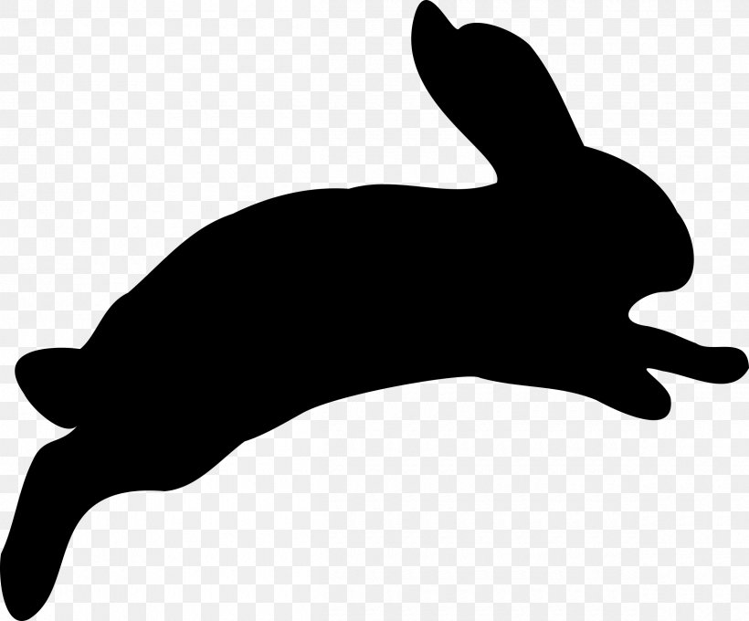 Easter Bunny Rabbit Show Jumping Silhouette Clip Art, PNG, 2400x1992px, Easter Bunny, Black, Black And White, Cartoon, Dog Like Mammal Download Free
