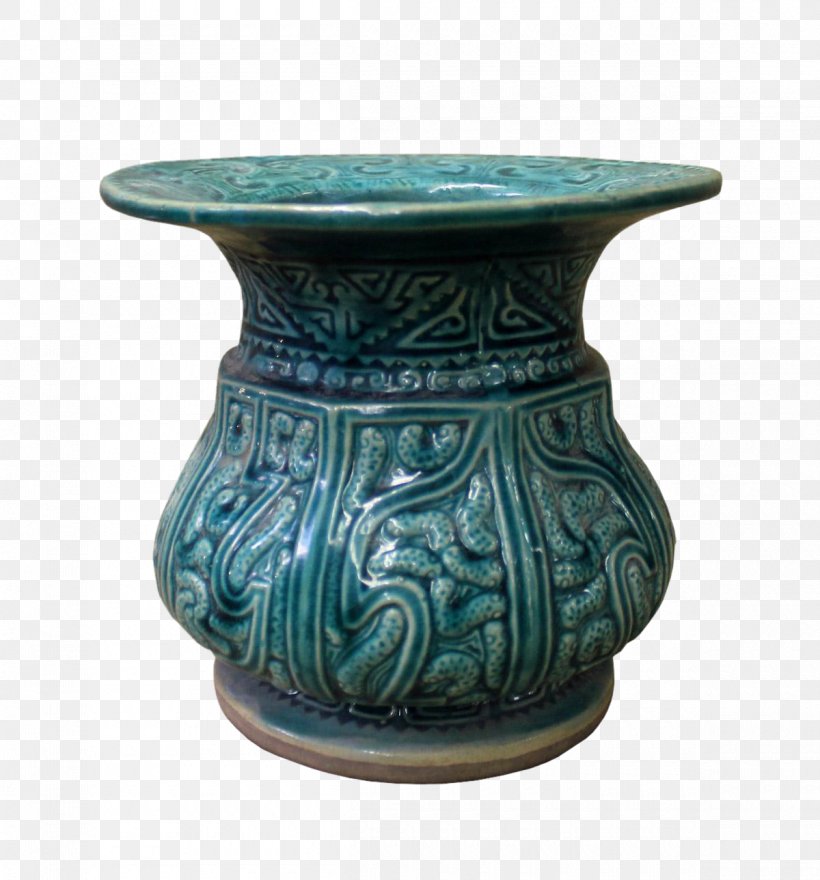 Vase Ceramic Pottery Urn Turquoise, PNG, 1200x1288px, Vase, Artifact, Ceramic, Pottery, Turquoise Download Free
