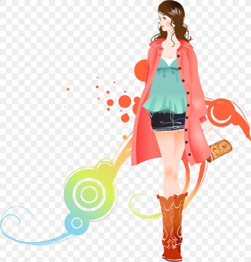 Fashion Clip Art, PNG, 862x900px, Watercolor, Cartoon, Flower, Frame, Heart Download Free