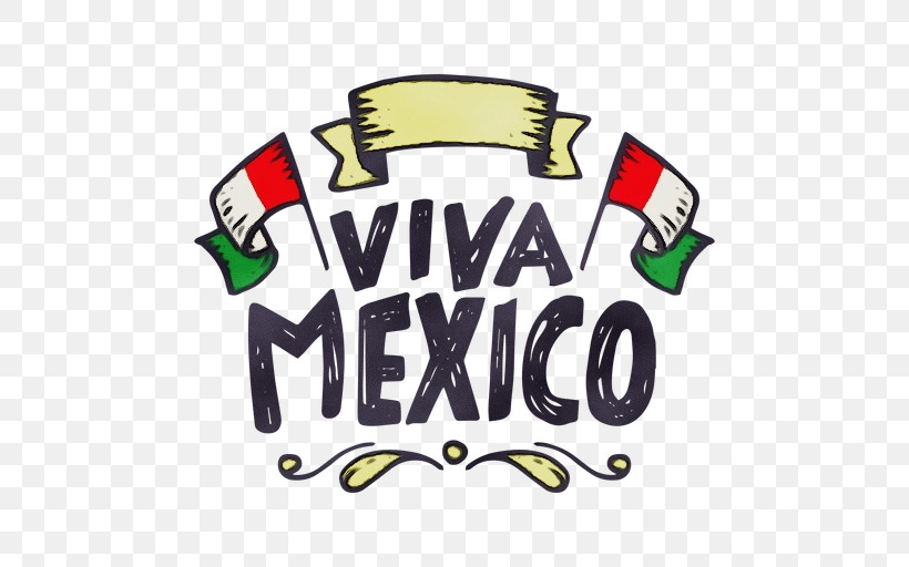 Logo Viva México Mexican War Of Independence Flag Of Mexico, PNG, 512x512px, Watercolor, Flag Of Mexico, Lettering, Logo, Mexican War Of Independence Download Free