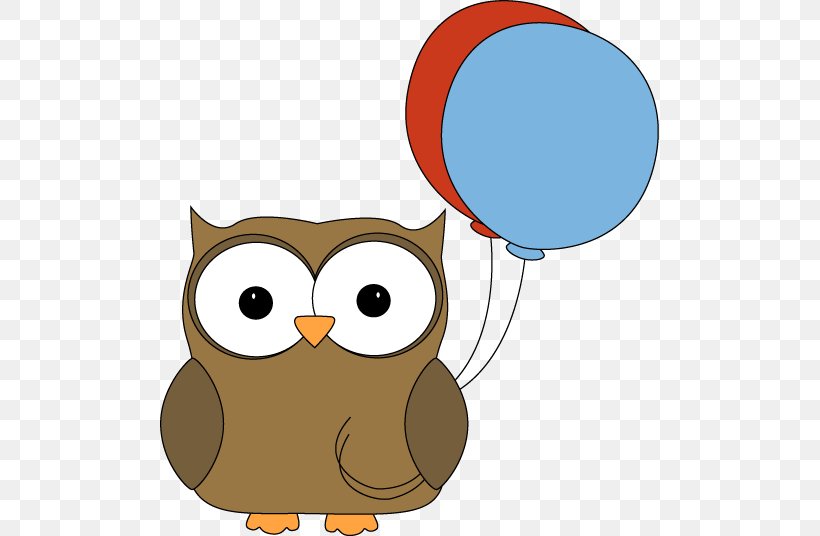 Owl Party Birthday Clip Art, PNG, 499x536px, Owl, Artwork, Baby Shower, Beak, Bird Download Free