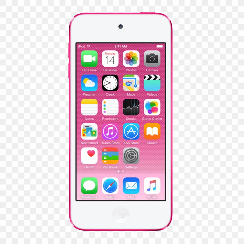 Apple IPod Touch (6th Generation) IPad, PNG, 1000x1000px, Ipod Touch, Apple, Cellular Network, Communication Device, Electronic Device Download Free