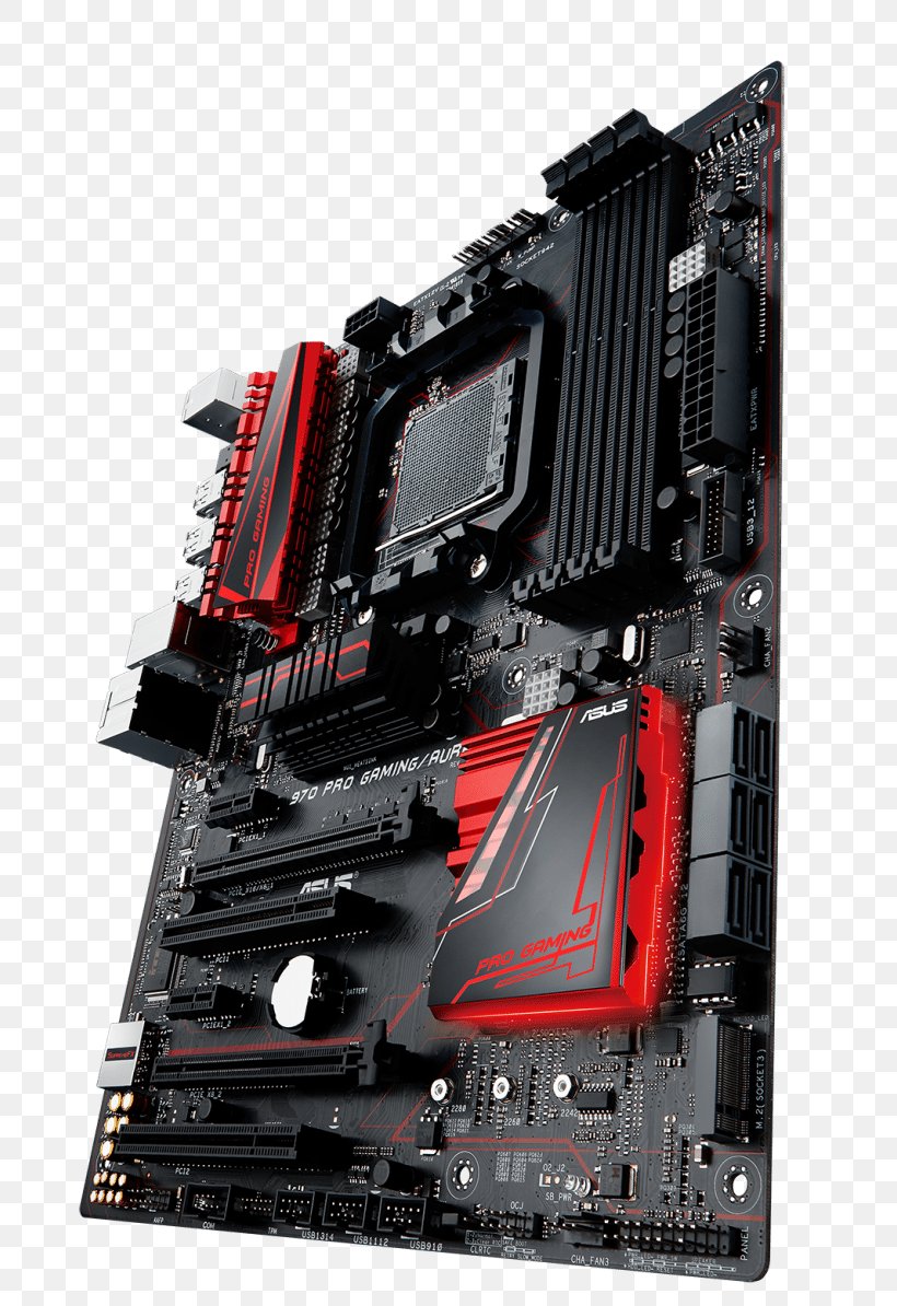 Graphics Cards & Video Adapters Computer Cases & Housings Motherboard Computer Hardware, PNG, 768x1194px, Graphics Cards Video Adapters, Asus, Asus 970 Pro Gamingaura, Atx, Computer Download Free