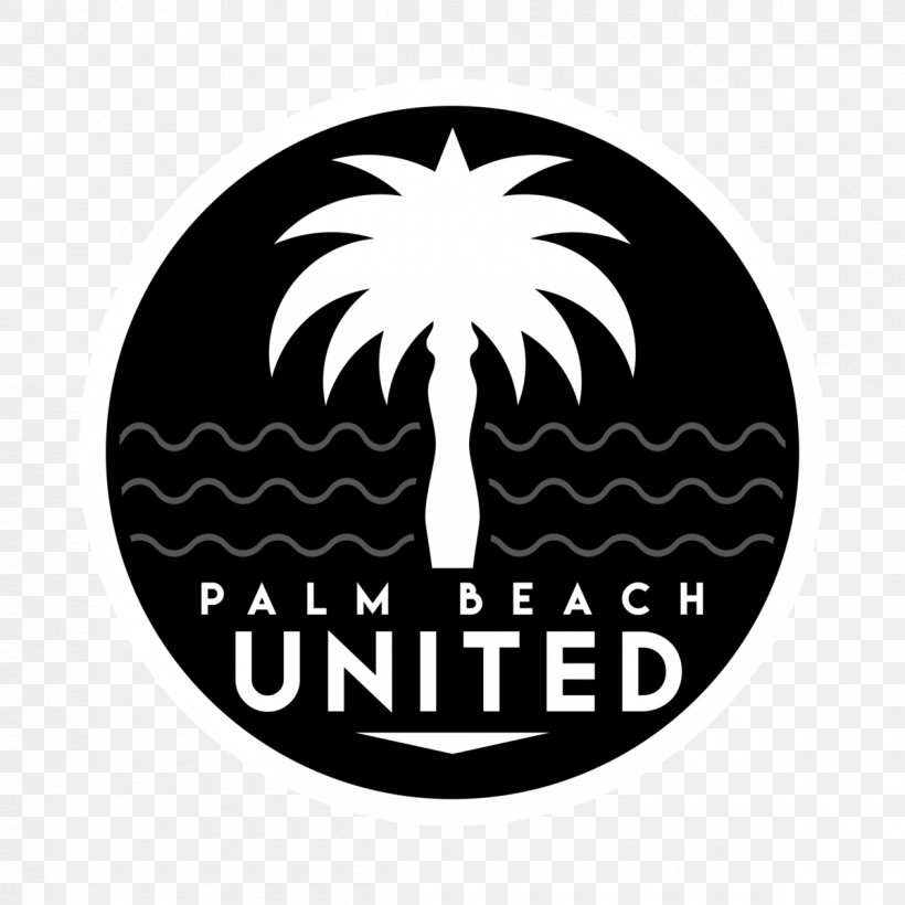Palm Beach United Logo Football National Premier Soccer League, PNG, 1200x1200px, Palm Beach, Black, Black And White, Brand, Facebook Download Free