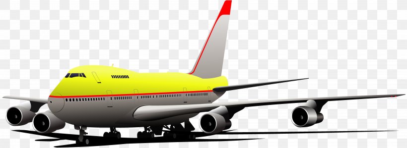 Boeing 747-400 Airplane Boeing 747-8 Royalty-free, PNG, 3840x1403px, Boeing 747400, Aerospace Engineering, Air Travel, Aircraft, Airline Download Free