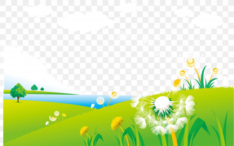 Dandelion Graphic Design Illustration, PNG, 3182x1983px, Dandelion, Energy, Flora, Flower, Grass Download Free