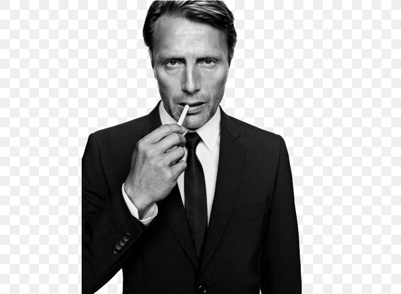 Mads Mikkelsen Hannibal Lecter Male, PNG, 486x601px, Mads Mikkelsen, Actor, Anthony Hopkins, Black And White, Business Executive Download Free