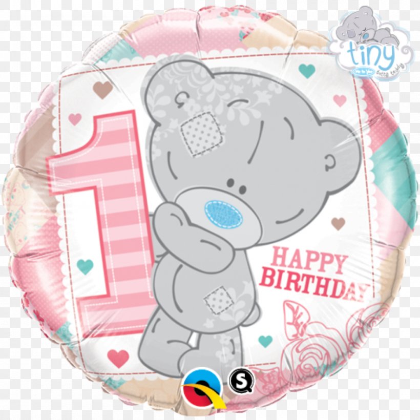 Balloon Me To You Bears Birthday Gift Party, PNG, 1000x1000px, Watercolor, Cartoon, Flower, Frame, Heart Download Free