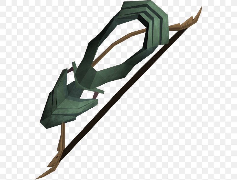 Bow And Arrow RuneScape Longbow Fletching Composite Bow, PNG, 581x622px, Bow And Arrow, Bowstring, Composite Bow, English Yew, Fletching Download Free