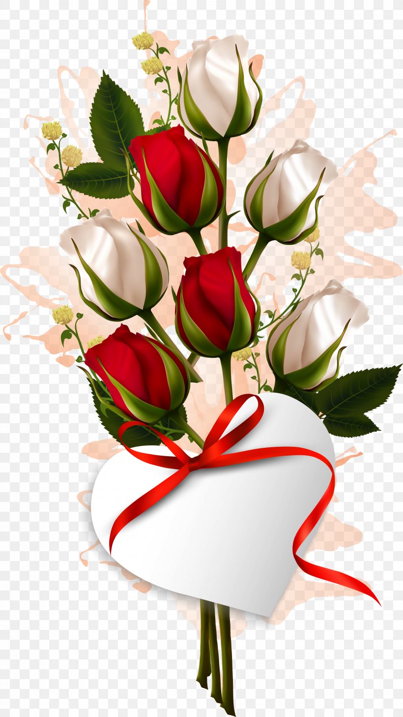 Flower Bouquet Valentines Day Rose Clip Art, PNG, 2244x3988px, Flower Bouquet, Art, Artificial Flower, Creative Market, Cut Flowers Download Free