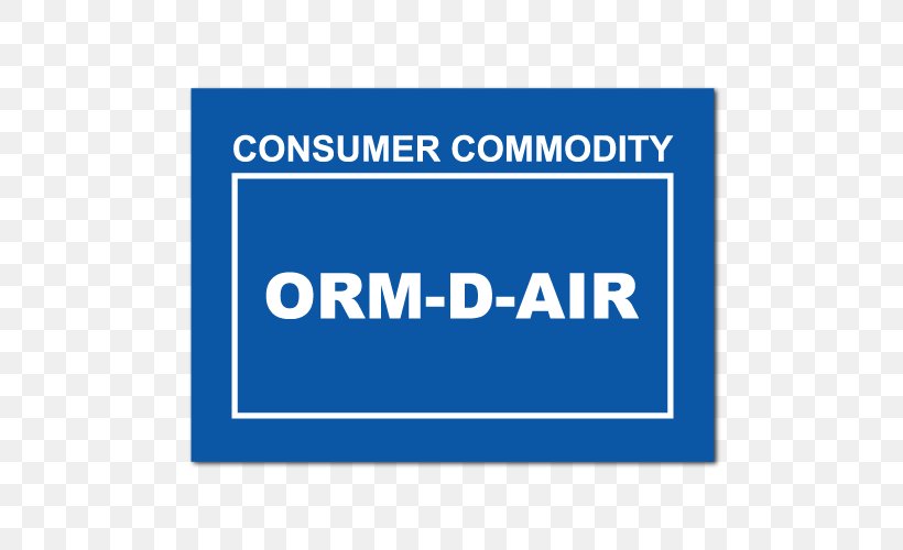 ORM-D Dangerous Goods Label Sticker Paper, PNG, 500x500px, Ormd, Ammunition, Area, Banner, Begrenzte Menge Download Free
