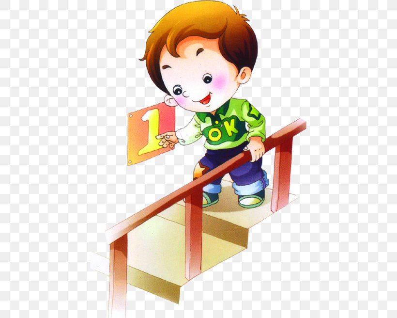 Stairs Child Illustration, PNG, 447x656px, Stairs, Art, Cartoon, Child, Handrail Download Free