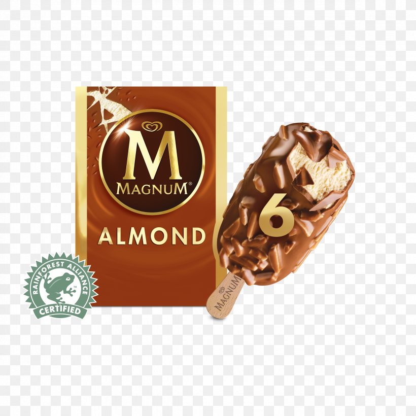 Chocolate Ice Cream Magnum Milk, PNG, 2365x2365px, Ice Cream, Almond, Caramel, Chocolate, Chocolate Ice Cream Download Free
