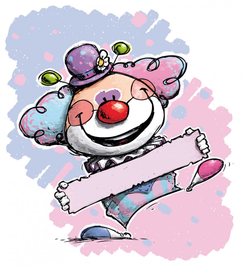 Clown Royalty-free Circus, PNG, 934x1024px, Watercolor, Cartoon, Flower, Frame, Heart Download Free