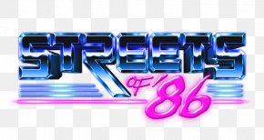 Retrowave - 1980s Logo PNG