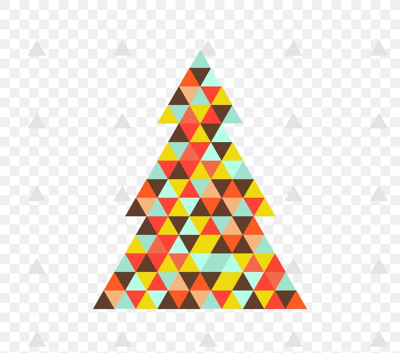 Christmas Tree, PNG, 800x723px, Christmas, Christmas Ornament, Christmas Tree, Color Triangle, Symmetry Download Free