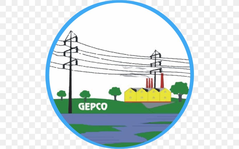 Gujranwala Electric Power Company Electricity Business Job, PNG, 512x512px, Electricity, Area, Business, Company, Electric Power Industry Download Free
