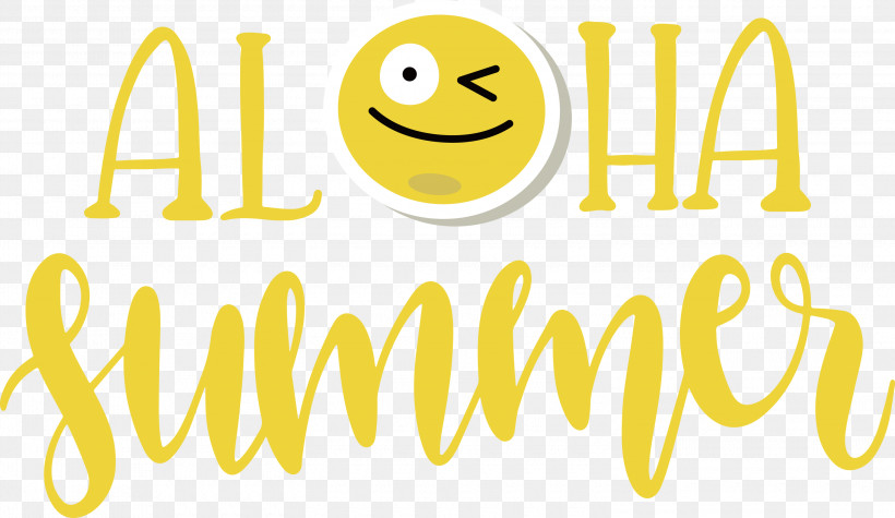 Aloha Summer Emoji Summer, PNG, 3000x1738px, Aloha Summer, Emoji, Emoticon, Geometry, Happiness Download Free