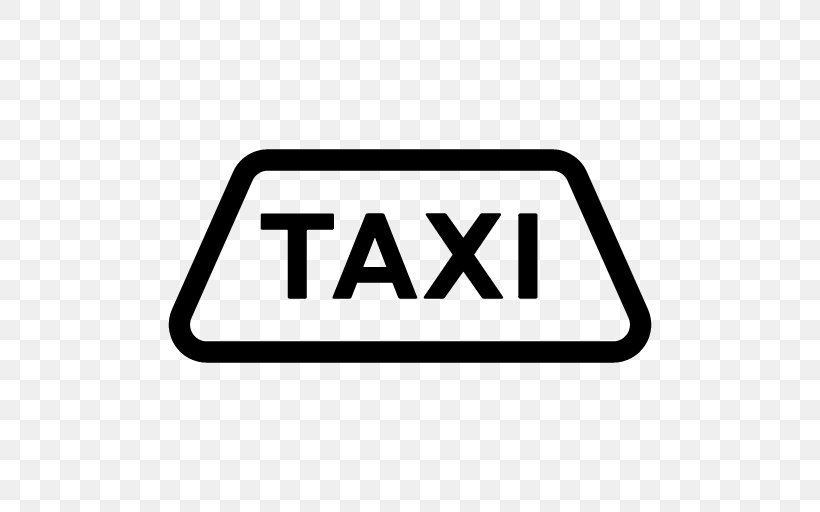 Taxi Icon Royalty-free Clip Art, PNG, 512x512px, Taxi, Airport Bus, Area, Black And White, Brand Download Free