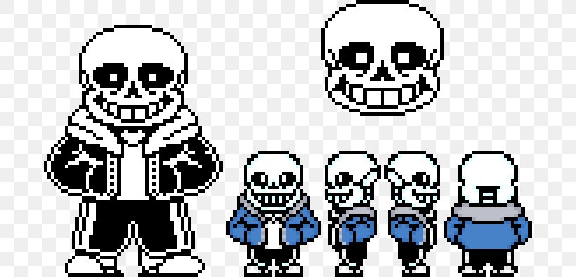 Undertale Sprite Pixel Art Scratch, PNG, 695x395px, Undertale, Black And White, Bone, Fictional Character, Game Download Free