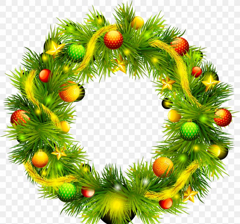 Wreath Christmas Decoration New Year Clip Art, PNG, 1935x1801px, Wreath, Christmas, Christmas Card, Christmas Decoration, Christmas Ornament Download Free