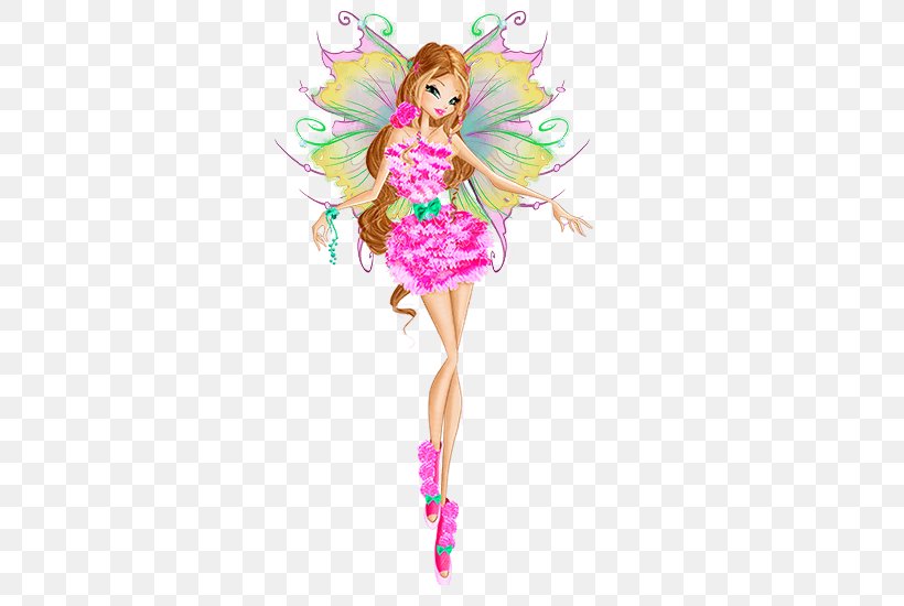 Flora Bloom Musa Tecna Politea, PNG, 500x550px, Flora, Alfea, Barbie, Bloom, Costume Design Download Free