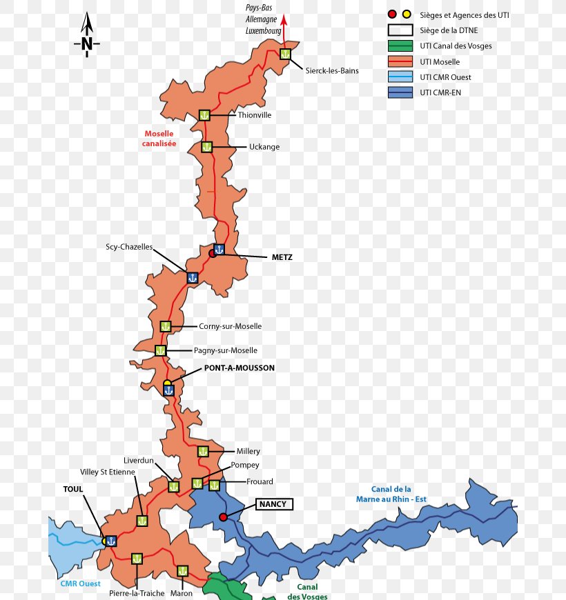 Canal De La Meuse Marne–Rhine Canal Map Moselle Lock, PNG, 680x870px, Map, Area, Canal, City Map, Diagram Download Free