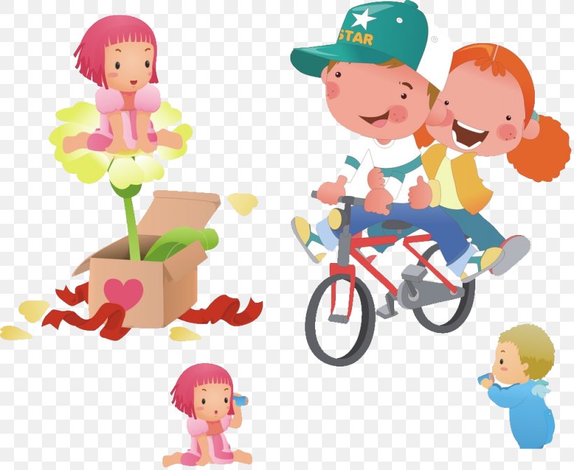 Couple Computer File, PNG, 1024x840px, Couple, Area, Art, Bicycle, Cartoon Download Free