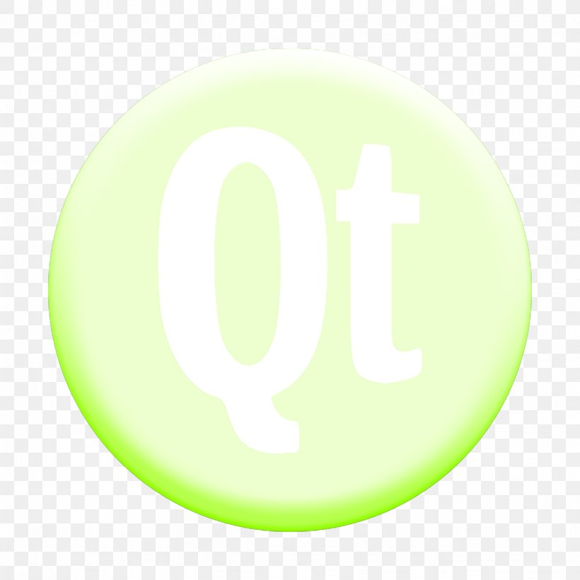 Qt Icon, PNG, 1228x1228px, Qt Icon, Green, Logo, Symbol, Text Download Free