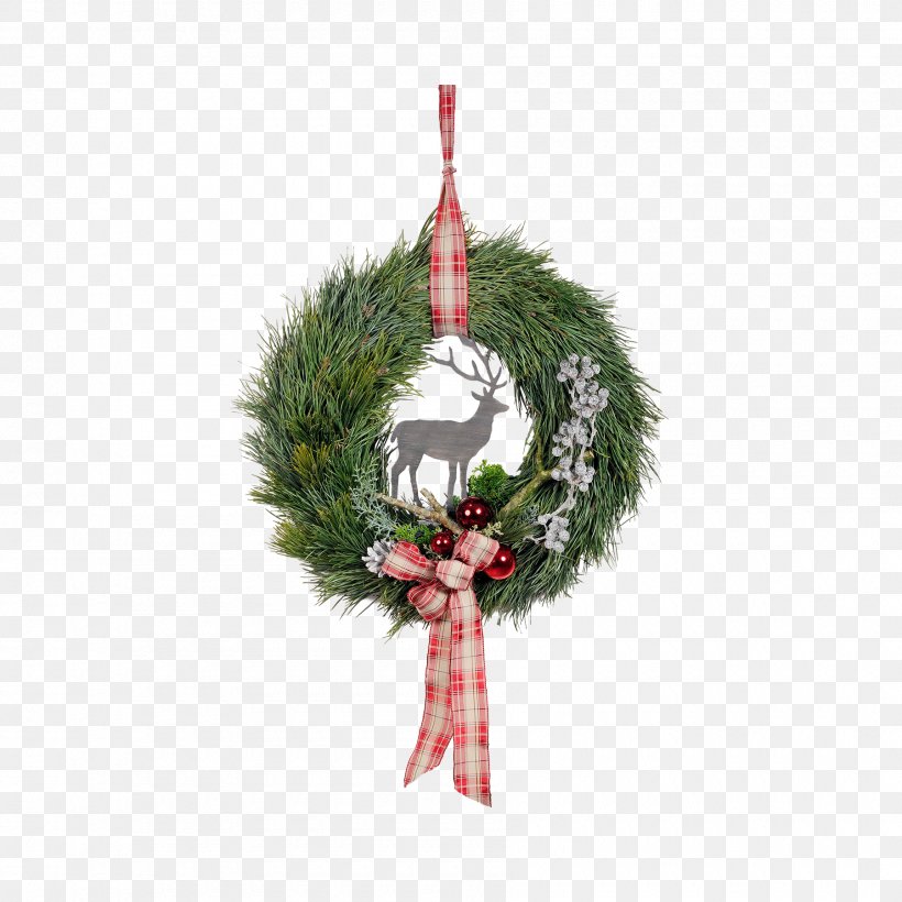 Christmas Ornament Fir Spruce Pine Wreath, PNG, 1800x1800px, Christmas Ornament, Christmas, Christmas Decoration, Conifer, Decor Download Free