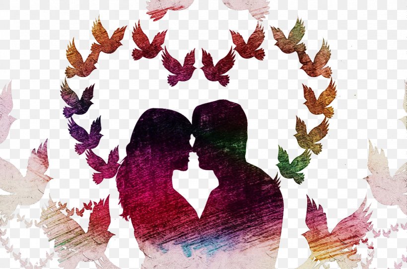 Euclidean Vector Woman Couple, PNG, 1024x678px, Watercolor, Cartoon, Flower, Frame, Heart Download Free
