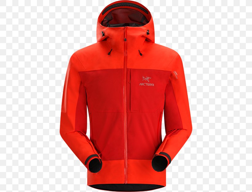 Hoodie Jacket Arc'teryx Outerwear Clothing, PNG, 450x625px, Hoodie, Clothing, Coat, Hood, Jacket Download Free
