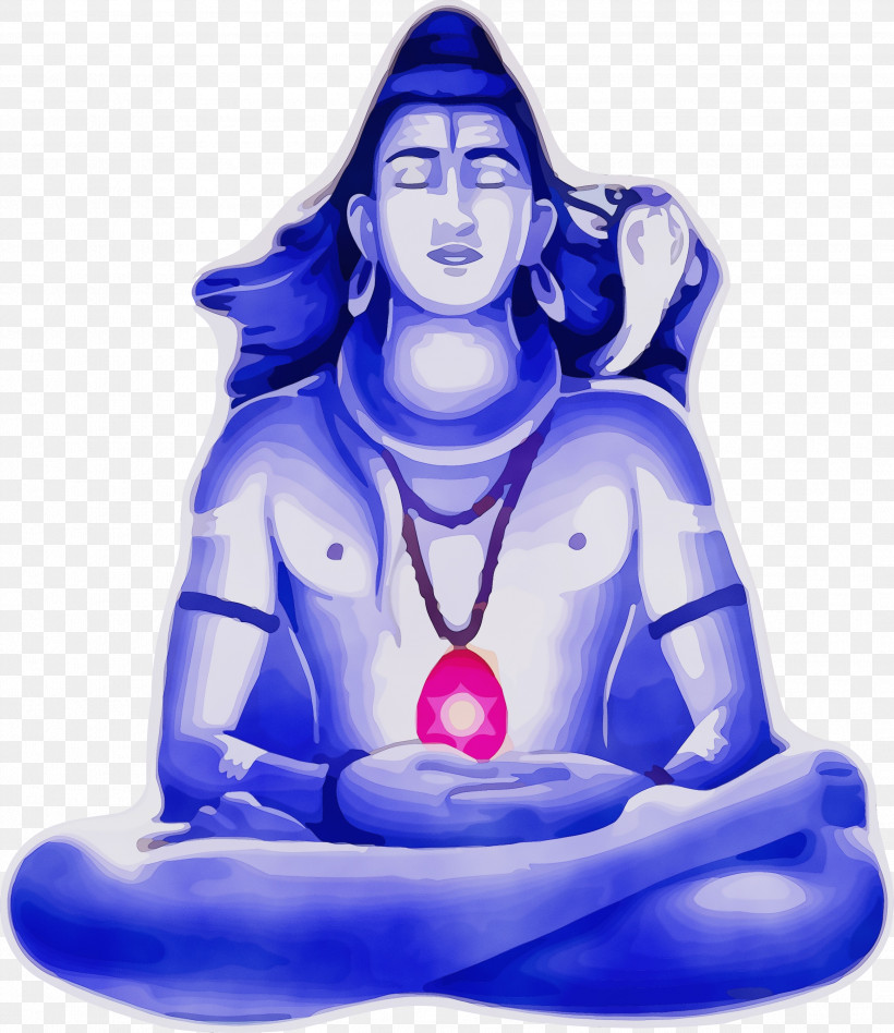 Meditation Sitting Electric Blue Statue Physical Fitness, PNG, 2594x3000px, Maha Shivaratri, Electric Blue, Happy Shivaratri, Lord Shiva, Meditation Download Free