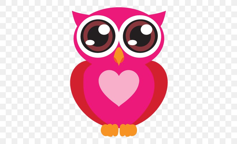 Owl Cartoon Free Clip Art, PNG, 500x500px, Watercolor, Cartoon, Flower, Frame, Heart Download Free