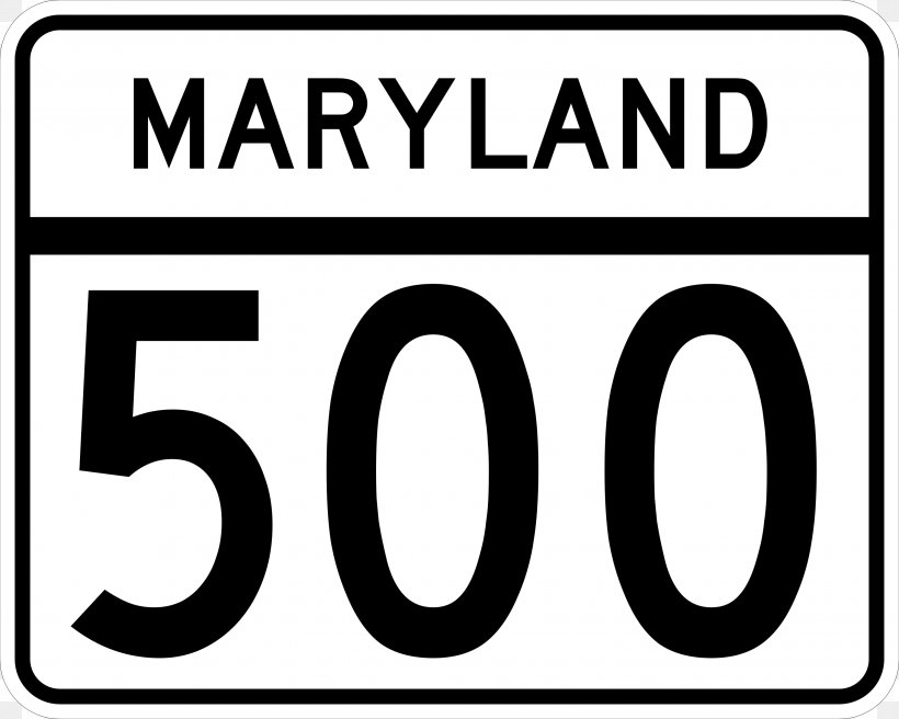 Maryland Route 200 Maryland Route 300 Maryland Route 800 Vehicle License Plates Maryland Route 500, PNG, 3000x2400px, Maryland Route 200, Area, Black And White, Brand, Logo Download Free