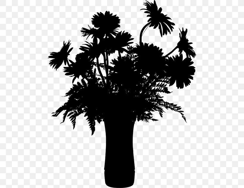 Asian Palmyra Palm Palm Trees Leaf Silhouette Branching, PNG, 500x630px, Asian Palmyra Palm, Arecales, Blackandwhite, Borassus, Borassus Flabellifer Download Free