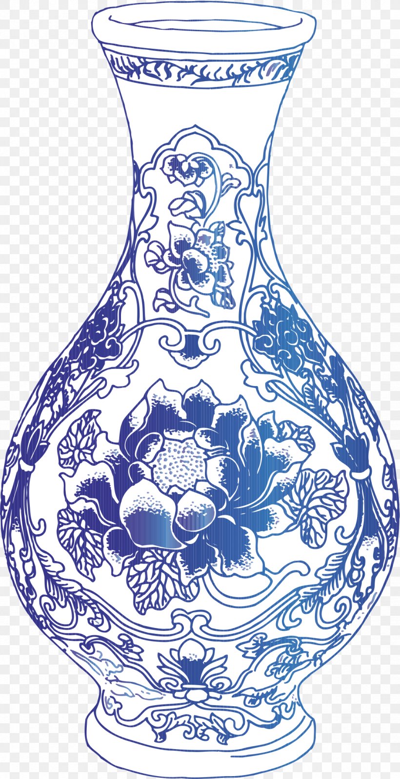 Blue And White Pottery Porcelain, PNG, 1101x2141px, Blue And White Pottery, Artifact, Blue And White Porcelain, Bottle, Ceramic Download Free